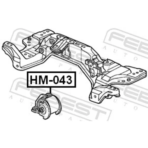 Uloženie motora FEBEST HM-043 - obr. 1