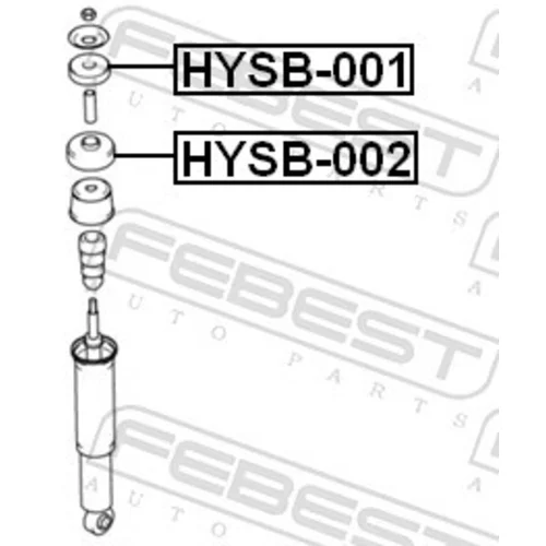 Vymedzovacia trubka pre tlmič pérovania FEBEST HYSB-002 - obr. 1