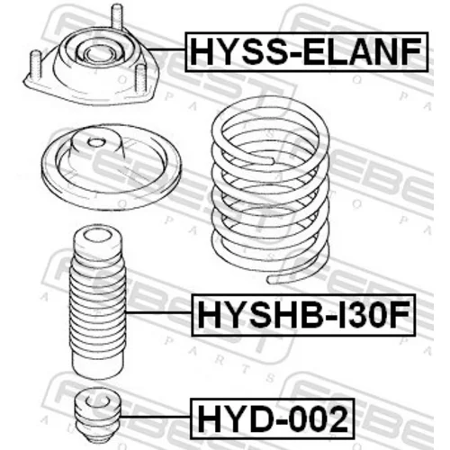 Ložisko pružnej vzpery FEBEST HYSS-ELANF - obr. 1