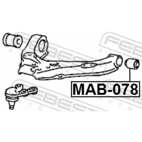 Uloženie riadenia FEBEST MAB-078 - obr. 1