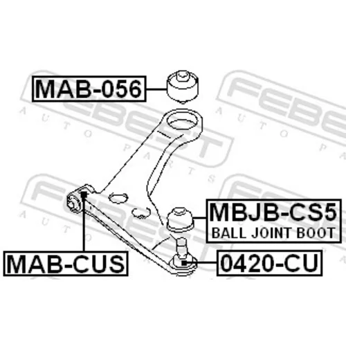 Uloženie riadenia FEBEST MAB-CUS - obr. 1