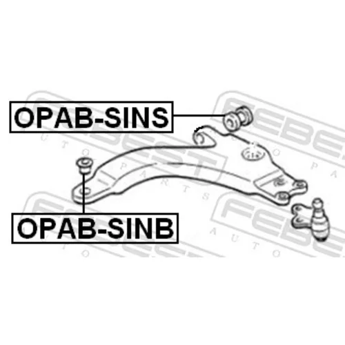 Uloženie riadenia FEBEST OPAB-SINB - obr. 1