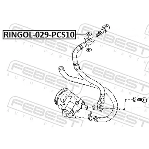 Tesniaci krúžok servočerpadla FEBEST RINGOL-029-PCS10 - obr. 1