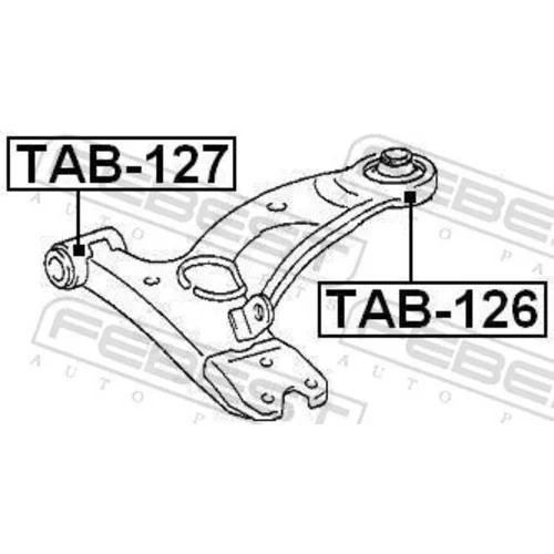 Uloženie riadenia FEBEST TAB-127 - obr. 1