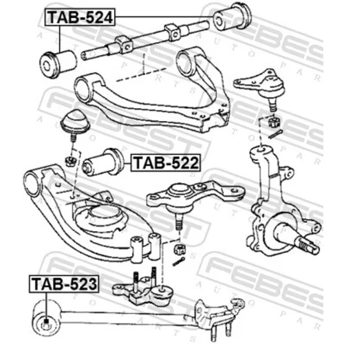 Uloženie riadenia FEBEST TAB-524 - obr. 1