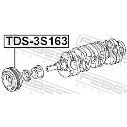 Remenica kľukového hriadeľa TDS-3S163 /FEBEST/ - obr. 1