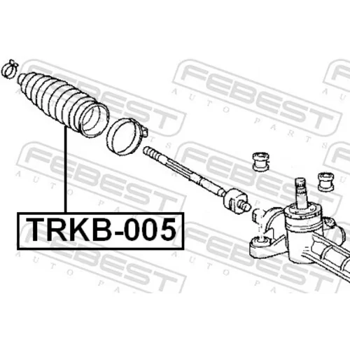 Manžeta riadenia FEBEST TRKB-005 - obr. 1