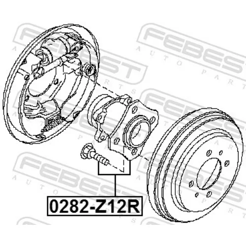 Náboj kolesa FEBEST 0282-Z12R - obr. 1