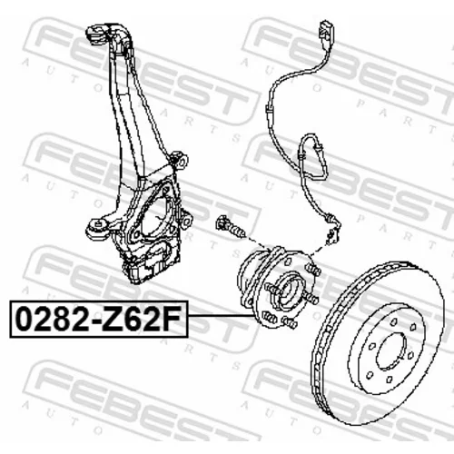 Náboj kolesa FEBEST 0282-Z62F - obr. 1