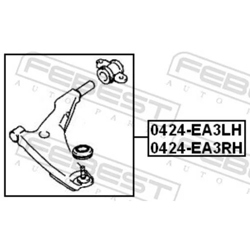 Rameno zavesenia kolies FEBEST 0424-EA3RH - obr. 1