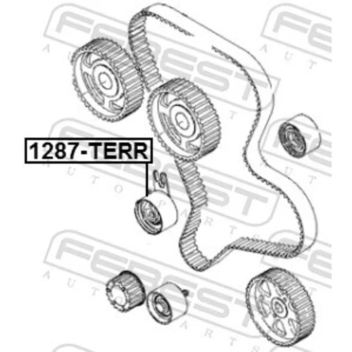 Napínacia kladka ozubeného remeňa FEBEST 1287-TERR - obr. 1
