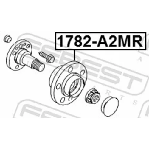 Náboj kolesa 1782-A2MR /FEBEST/ - obr. 1