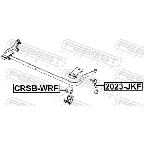 Tyč/Vzpera stabilizátora FEBEST 2023-JKF - obr. 1