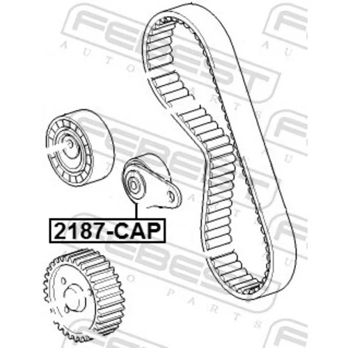 Napínacia kladka ozubeného remeňa FEBEST 2187-CAP - obr. 1