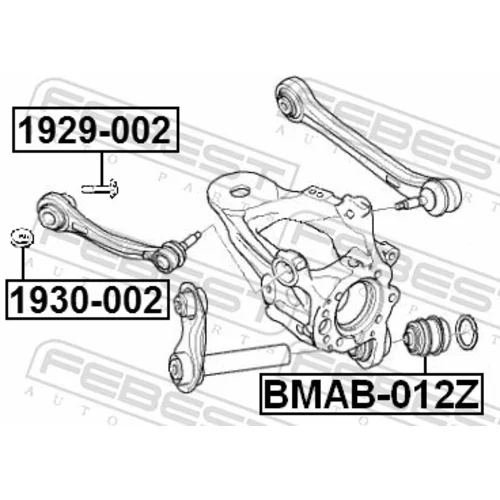 Uloženie riadenia FEBEST BMAB-012Z - obr. 1