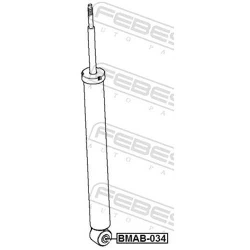 Puzdro, tlmič FEBEST BMAB-034 - obr. 1