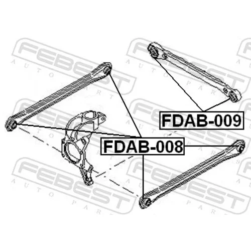 Uloženie riadenia FEBEST FDAB-008 - obr. 1