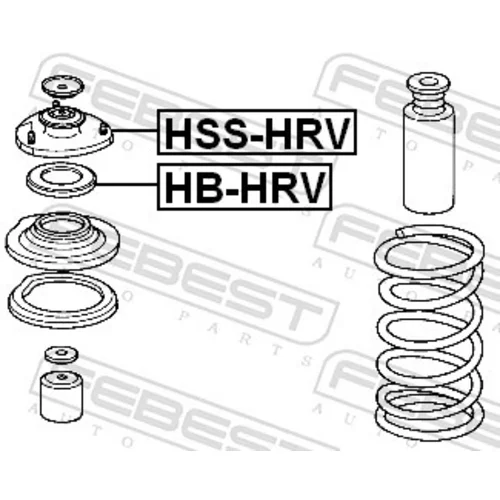Ložisko pružnej vzpery FEBEST HSS-HRV - obr. 1