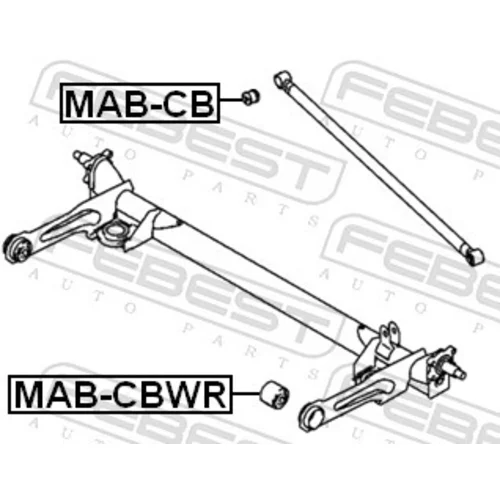 Uloženie riadenia FEBEST MAB-CB - obr. 1