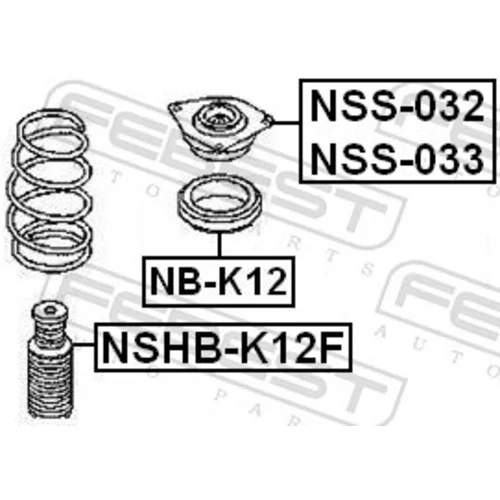 Ložisko pružnej vzpery FEBEST NSS-033 - obr. 1
