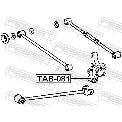 Uloženie riadenia FEBEST TAB-081 - obr. 1