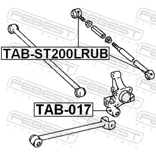 Uloženie riadenia FEBEST TAB-ST200LRUB - obr. 1