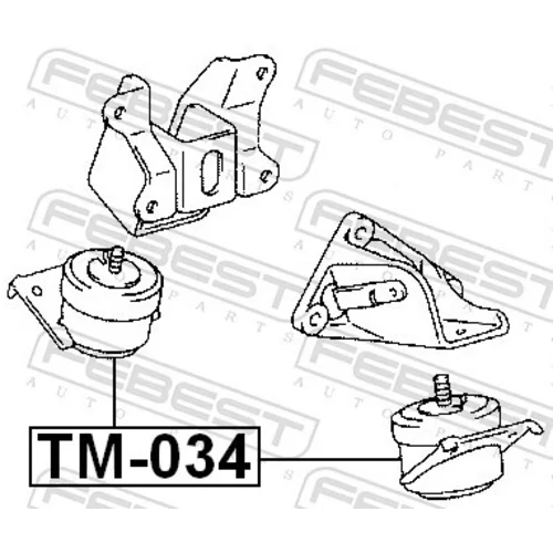 Uloženie motora FEBEST TM-034 - obr. 1