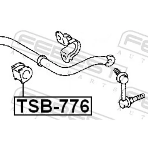 Uloženie priečneho stabilizátora FEBEST TSB-776 - obr. 1