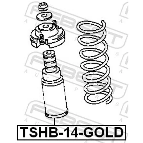 Ochranná sada tlmiča proti prachu FEBEST TSHB-14-GOLD - obr. 1