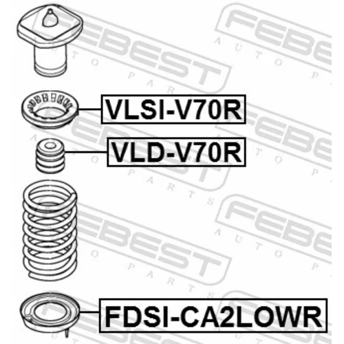 Tanier pružiny FEBEST VLSI-V70R - obr. 1