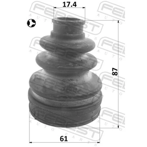 Manžeta hnacieho hriadeľa - opravná sada FEBEST 0115-KSP130T - obr. 1