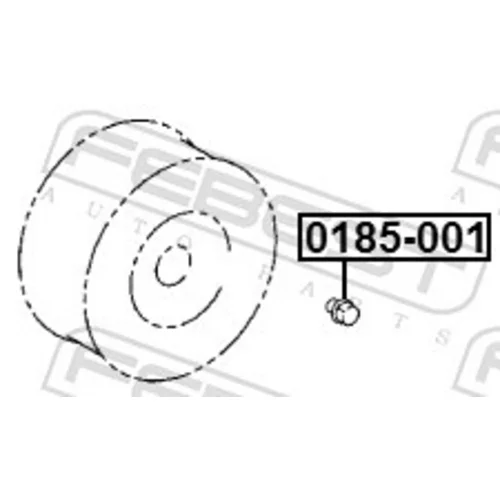 Matica kolesa FEBEST 0185-001 - obr. 1