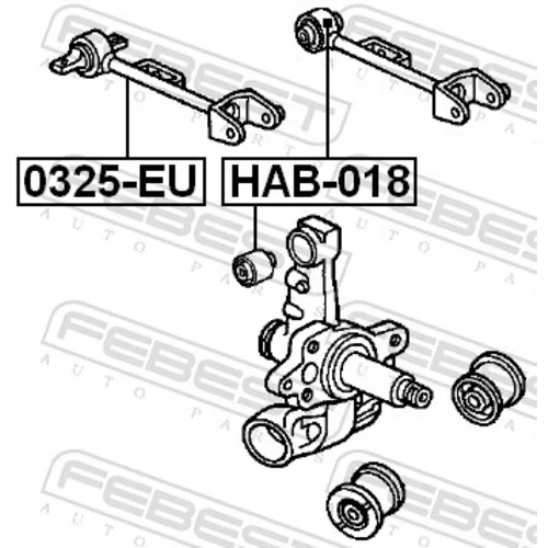 Rameno zavesenia kolies FEBEST 0325-EU - obr. 1