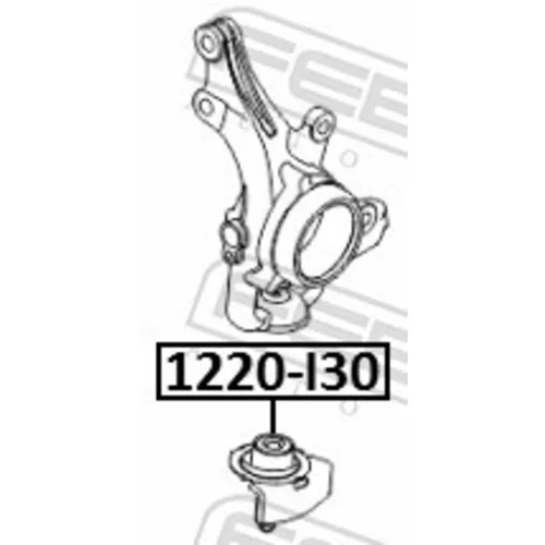 Zvislý/nosný čap FEBEST 1220-I30 - obr. 1