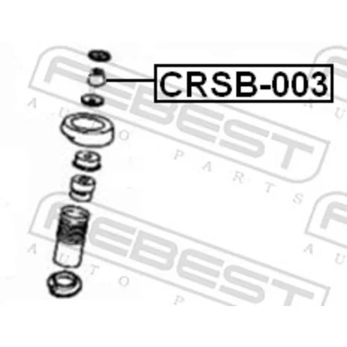 Vymedzovacia trubka pre tlmič pérovania FEBEST CRSB-003 - obr. 1