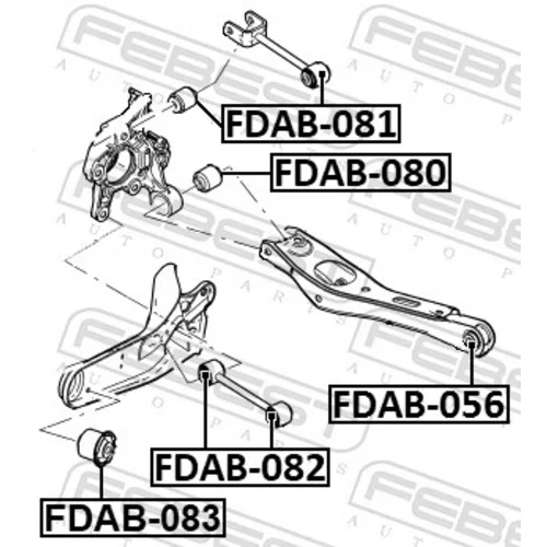 Uloženie riadenia FEBEST FDAB-082 - obr. 1