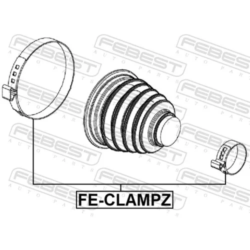 Príchytka FEBEST FE-CLAMPZ - obr. 1