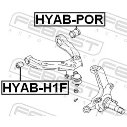 Uloženie riadenia FEBEST HYAB-H1F - obr. 1