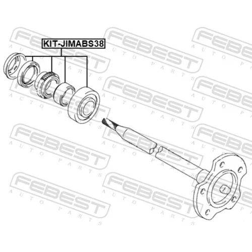 Ložisko hnacieho hriadeľa FEBEST KIT-JIMABS38 - obr. 1