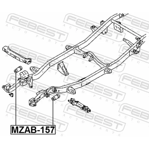 Uloženie riadenia FEBEST MZAB-157 - obr. 1