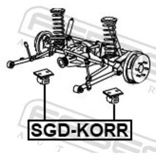 Doraz odpruženia SGD-KORR /FEBEST/ - obr. 1