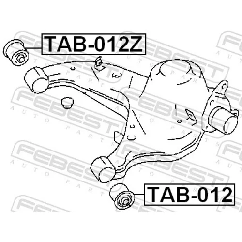 Uloženie riadenia FEBEST TAB-012 - obr. 1