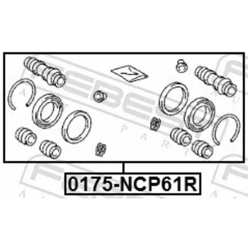 Opravná sada brzdového strmeňa FEBEST 0175-NCP61R - obr. 1