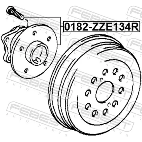 Náboj kolesa FEBEST 0182-ZZE134R - obr. 1