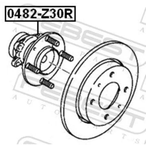 Náboj kolesa FEBEST 0482-Z30R - obr. 1