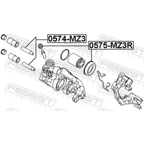 Opravná sada brzdového strmeňa FEBEST 0575-MZ3R - obr. 1