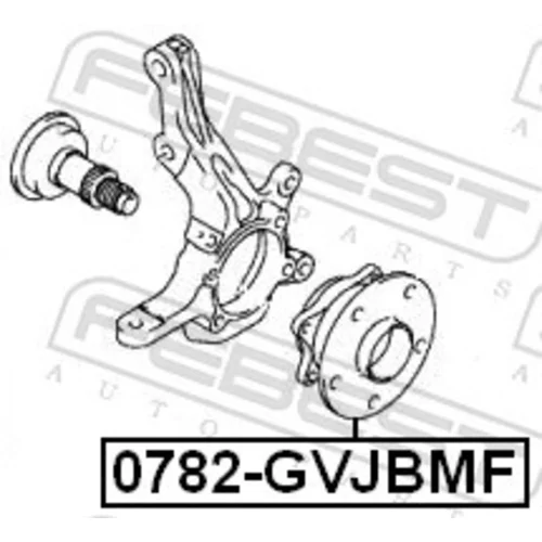 Náboj kolesa FEBEST 0782-GVJBMF - obr. 1