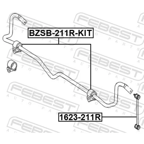 Tyč/Vzpera stabilizátora FEBEST 1623-211R - obr. 1