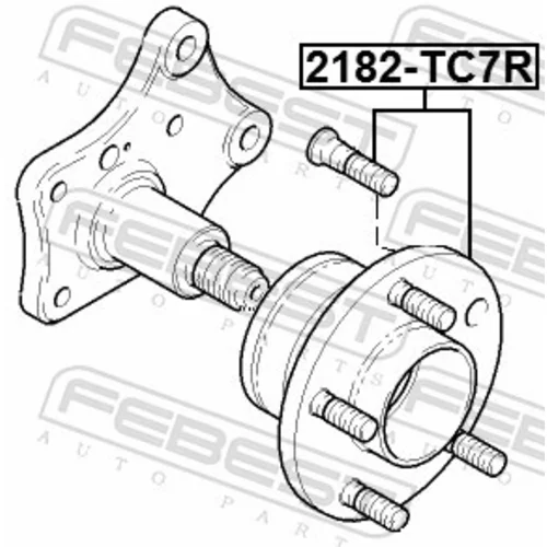 Náboj kolesa FEBEST 2182-TC7R - obr. 1