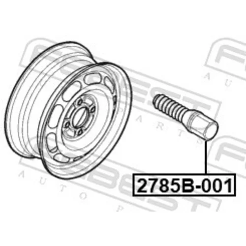 Čap kolesa FEBEST 2785B-001 - obr. 1